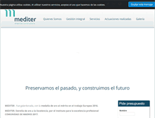 Tablet Screenshot of mediter-obras.com